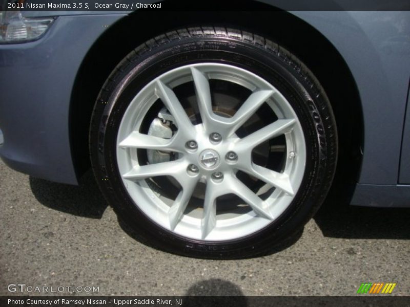 Ocean Gray / Charcoal 2011 Nissan Maxima 3.5 S