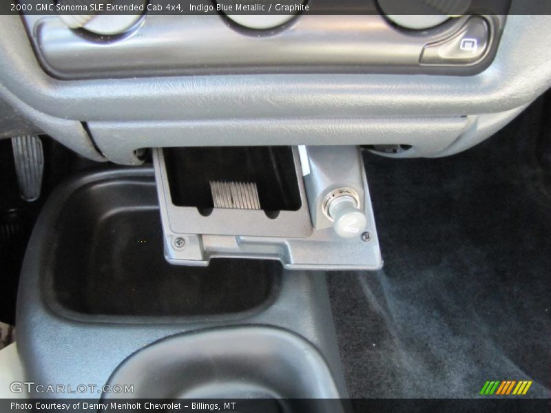 Indigo Blue Metallic / Graphite 2000 GMC Sonoma SLE Extended Cab 4x4