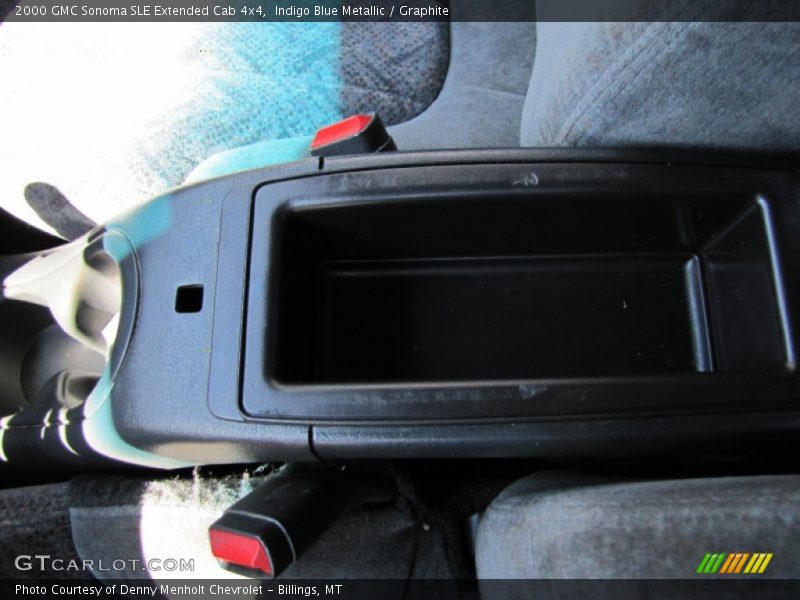 Indigo Blue Metallic / Graphite 2000 GMC Sonoma SLE Extended Cab 4x4