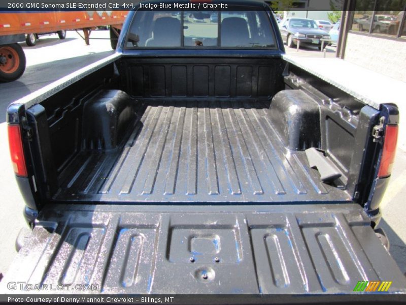 Indigo Blue Metallic / Graphite 2000 GMC Sonoma SLE Extended Cab 4x4
