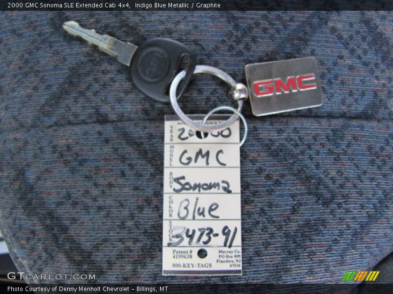 Keys of 2000 Sonoma SLE Extended Cab 4x4