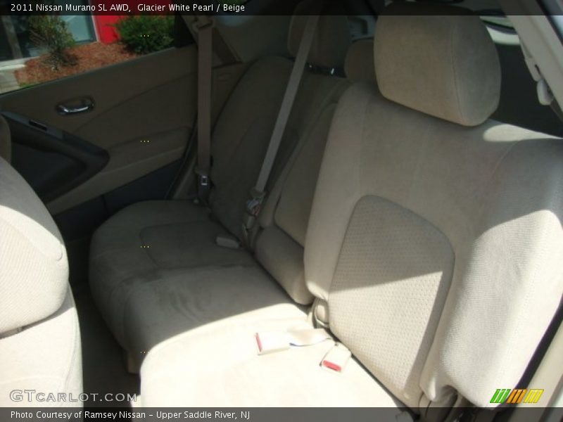Glacier White Pearl / Beige 2011 Nissan Murano SL AWD