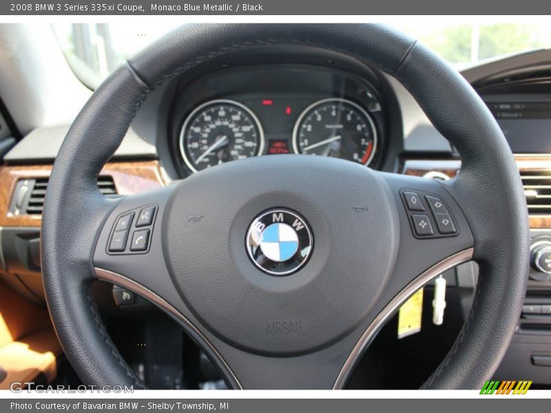 Monaco Blue Metallic / Black 2008 BMW 3 Series 335xi Coupe