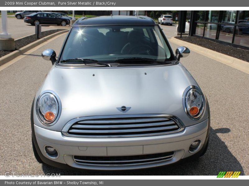 Pure Silver Metallic / Black/Grey 2009 Mini Cooper Clubman