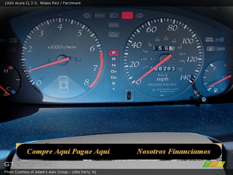 Milano Red / Parchment 1999 Acura CL 3.0