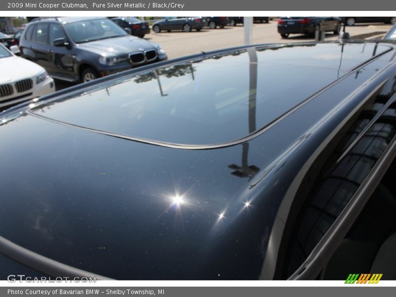 Pure Silver Metallic / Black/Grey 2009 Mini Cooper Clubman