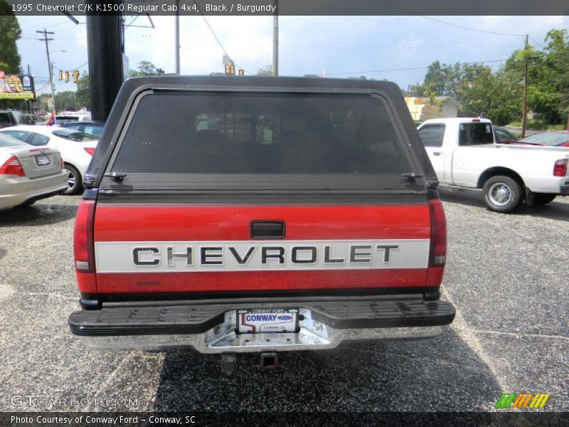 Black / Burgundy 1995 Chevrolet C/K K1500 Regular Cab 4x4