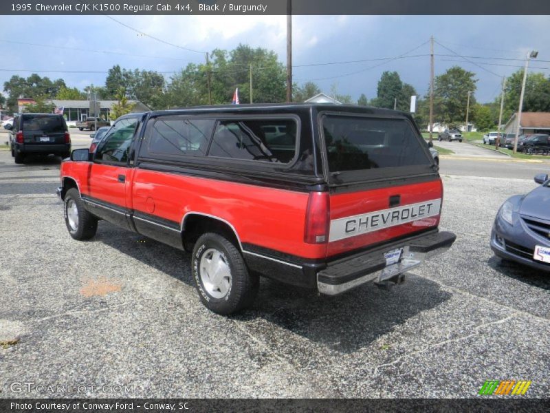 Black / Burgundy 1995 Chevrolet C/K K1500 Regular Cab 4x4