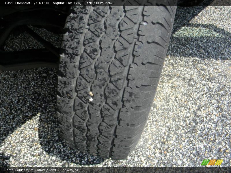 Black / Burgundy 1995 Chevrolet C/K K1500 Regular Cab 4x4