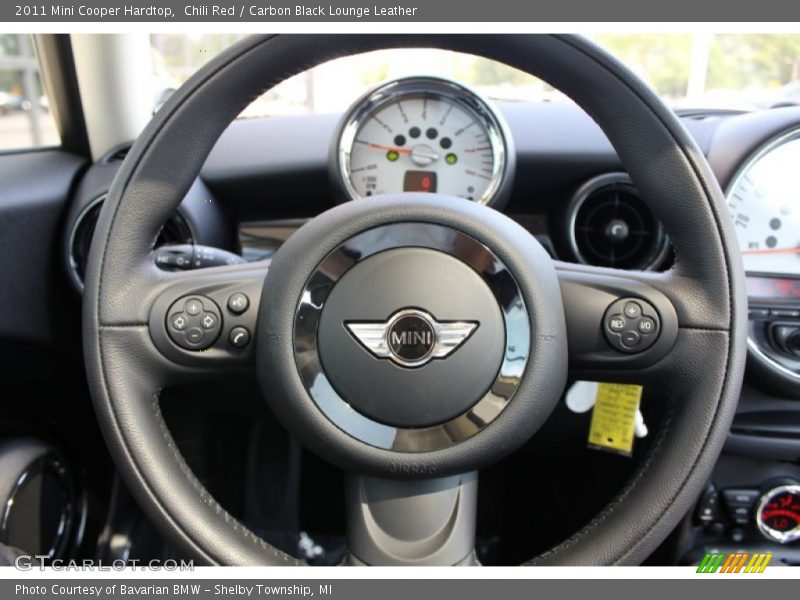 Chili Red / Carbon Black Lounge Leather 2011 Mini Cooper Hardtop