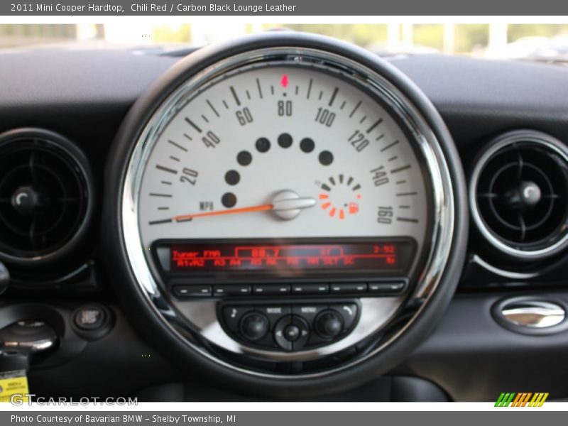 Chili Red / Carbon Black Lounge Leather 2011 Mini Cooper Hardtop