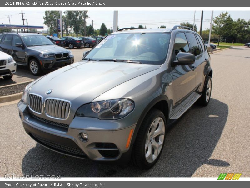 Space Gray Metallic / Black 2011 BMW X5 xDrive 35d