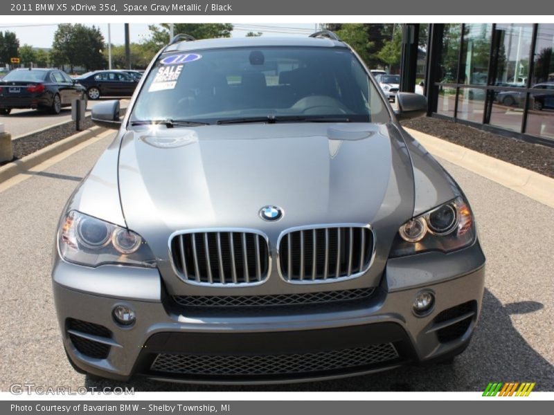 Space Gray Metallic / Black 2011 BMW X5 xDrive 35d