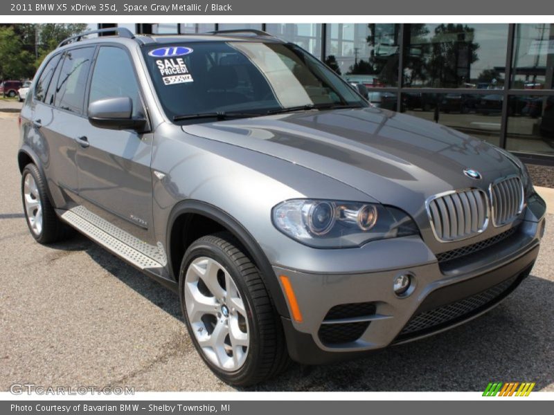 Space Gray Metallic / Black 2011 BMW X5 xDrive 35d