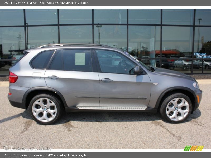 Space Gray Metallic / Black 2011 BMW X5 xDrive 35d