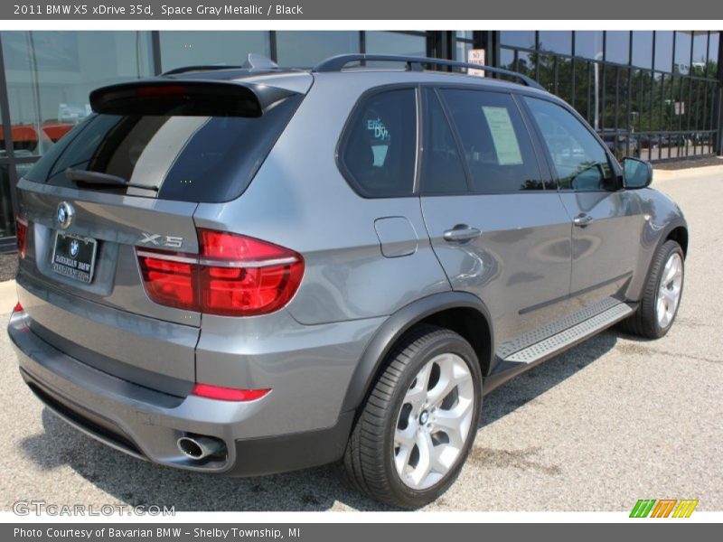 Space Gray Metallic / Black 2011 BMW X5 xDrive 35d