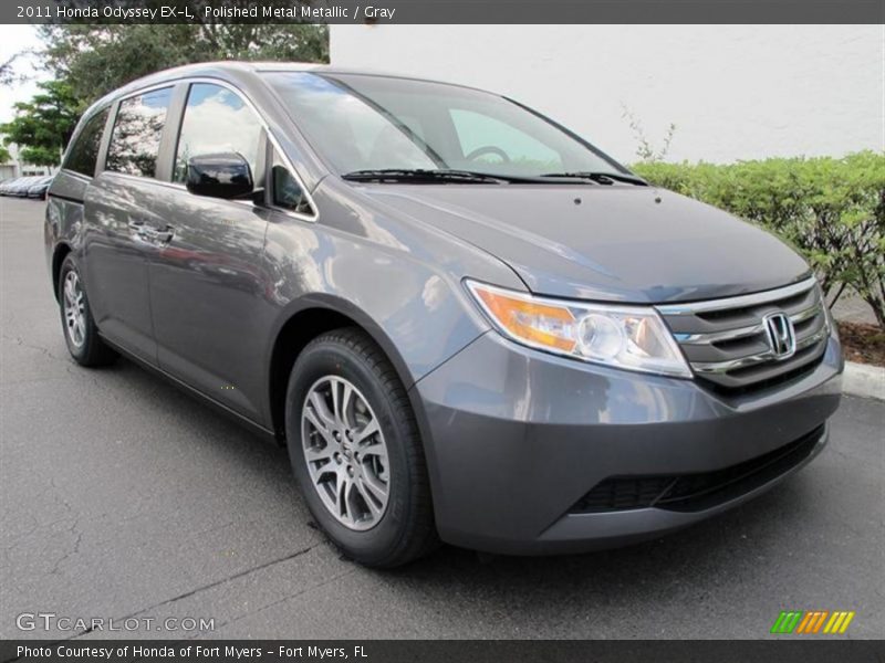 Polished Metal Metallic / Gray 2011 Honda Odyssey EX-L