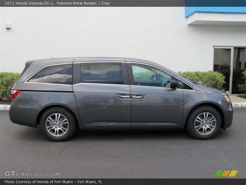 Polished Metal Metallic / Gray 2011 Honda Odyssey EX-L