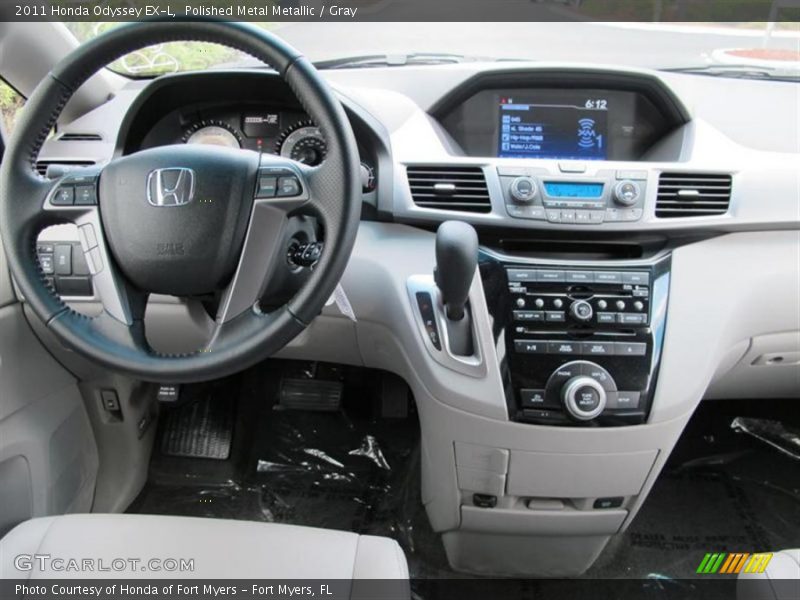 Polished Metal Metallic / Gray 2011 Honda Odyssey EX-L