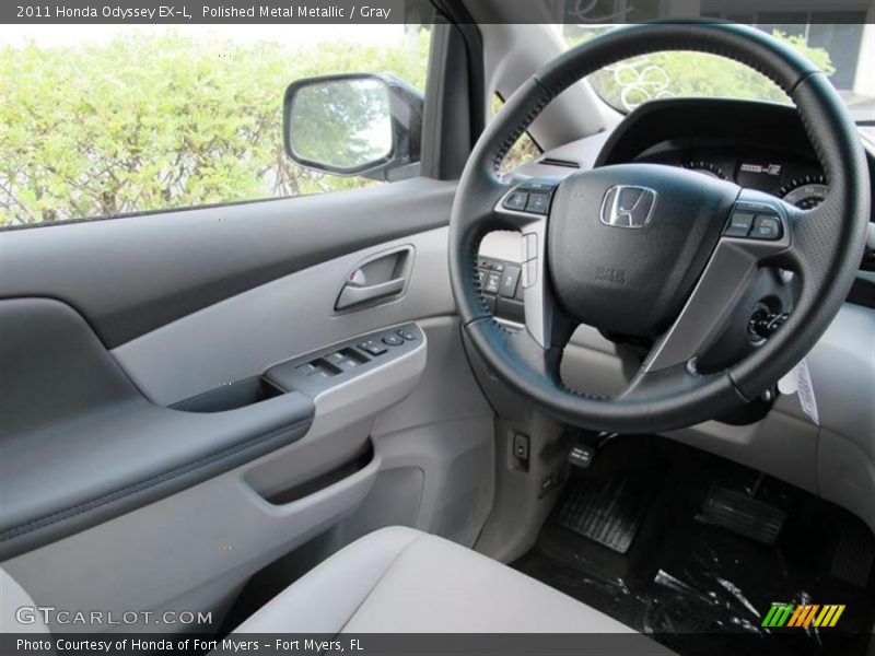 Polished Metal Metallic / Gray 2011 Honda Odyssey EX-L