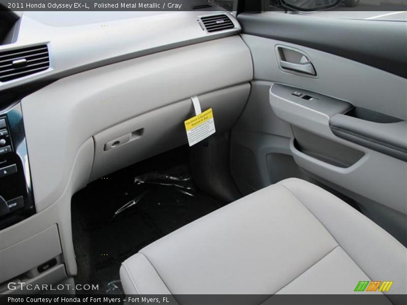 Polished Metal Metallic / Gray 2011 Honda Odyssey EX-L