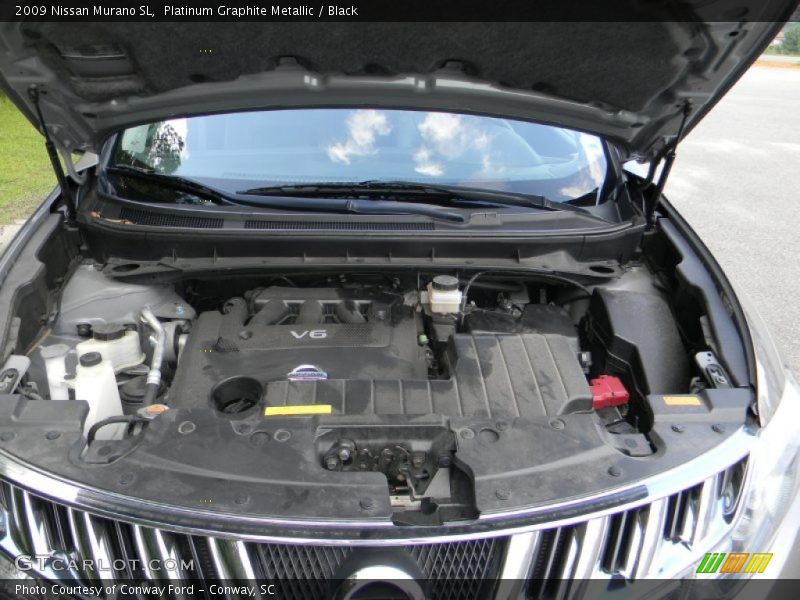 Platinum Graphite Metallic / Black 2009 Nissan Murano SL