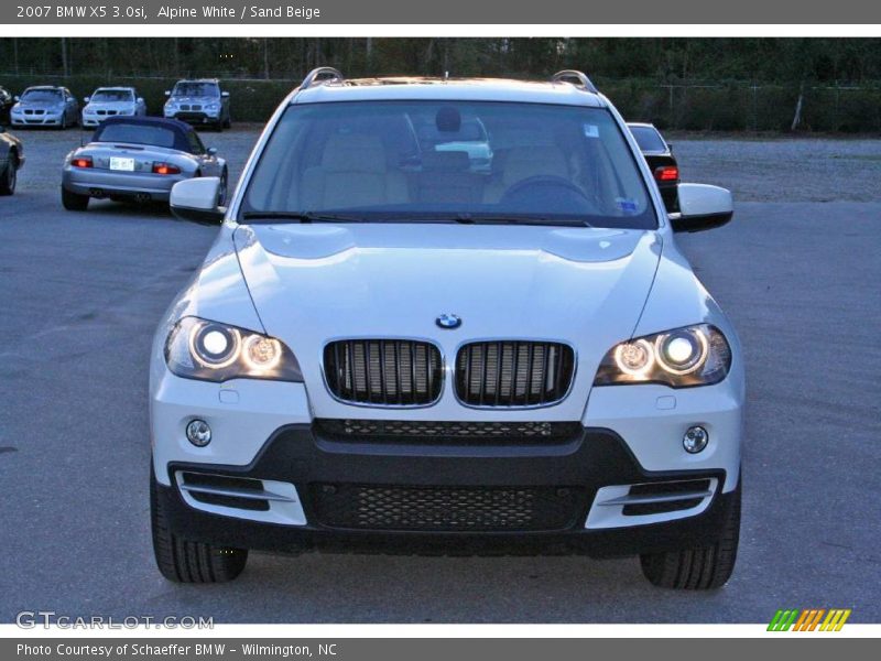 Alpine White / Sand Beige 2007 BMW X5 3.0si