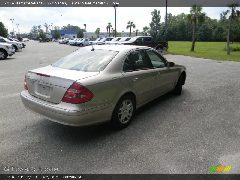 Pewter Silver Metallic / Stone 2004 Mercedes-Benz E 320 Sedan