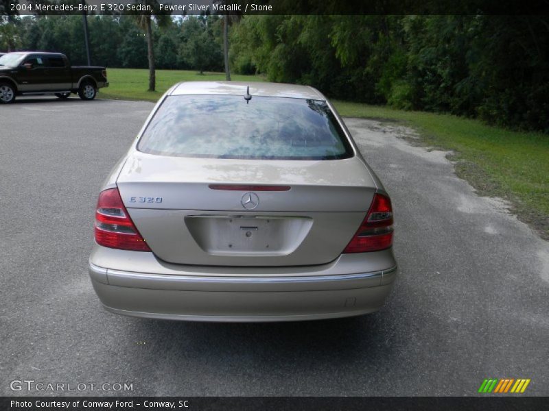Pewter Silver Metallic / Stone 2004 Mercedes-Benz E 320 Sedan