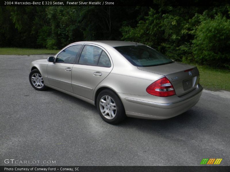 Pewter Silver Metallic / Stone 2004 Mercedes-Benz E 320 Sedan