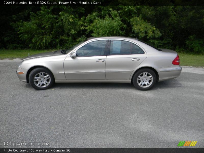 Pewter Silver Metallic / Stone 2004 Mercedes-Benz E 320 Sedan