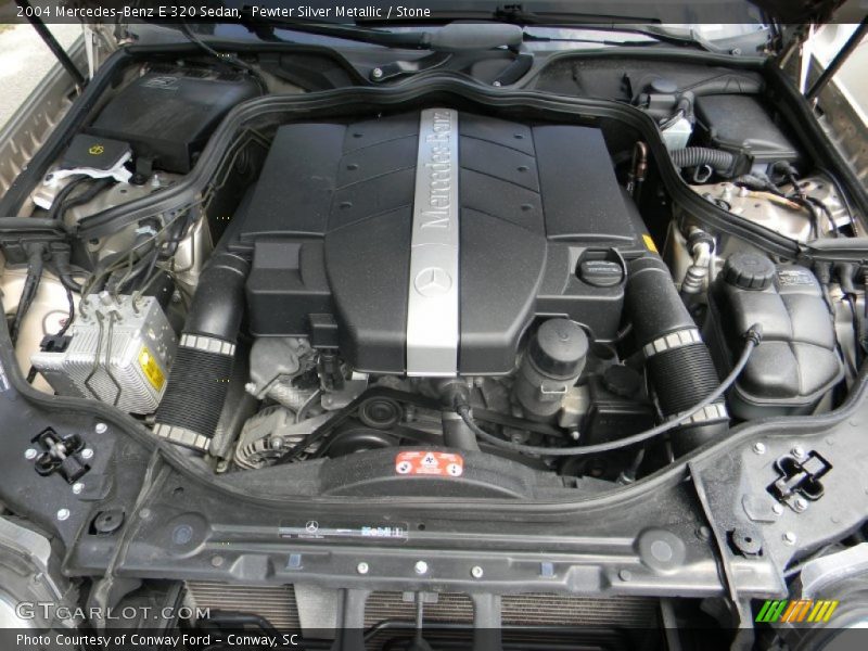 Pewter Silver Metallic / Stone 2004 Mercedes-Benz E 320 Sedan