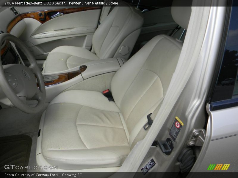 Pewter Silver Metallic / Stone 2004 Mercedes-Benz E 320 Sedan