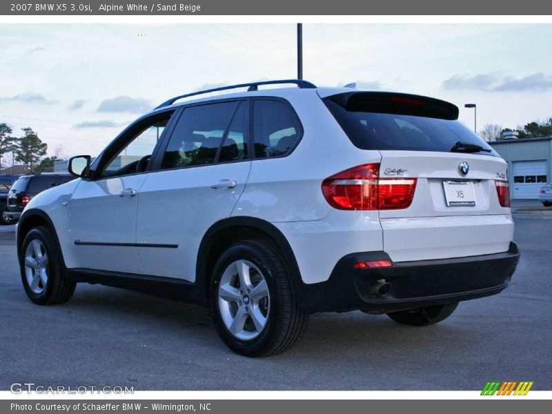 Alpine White / Sand Beige 2007 BMW X5 3.0si
