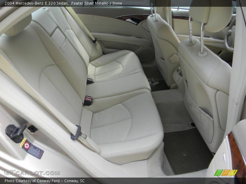 Pewter Silver Metallic / Stone 2004 Mercedes-Benz E 320 Sedan