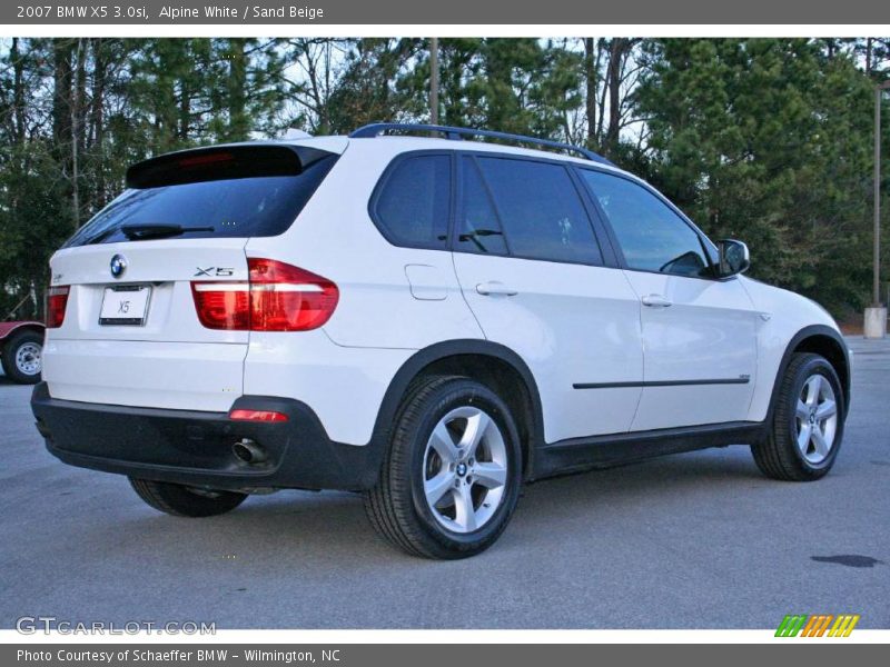 Alpine White / Sand Beige 2007 BMW X5 3.0si