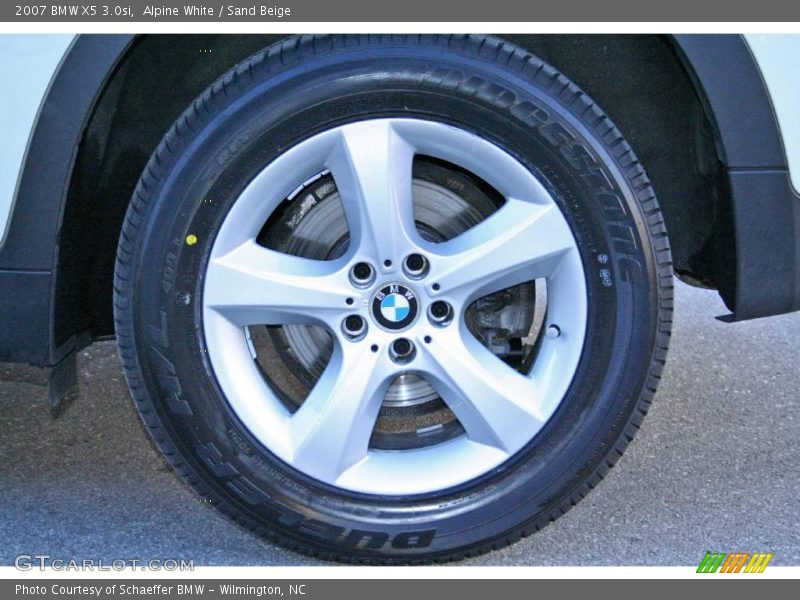 Alpine White / Sand Beige 2007 BMW X5 3.0si