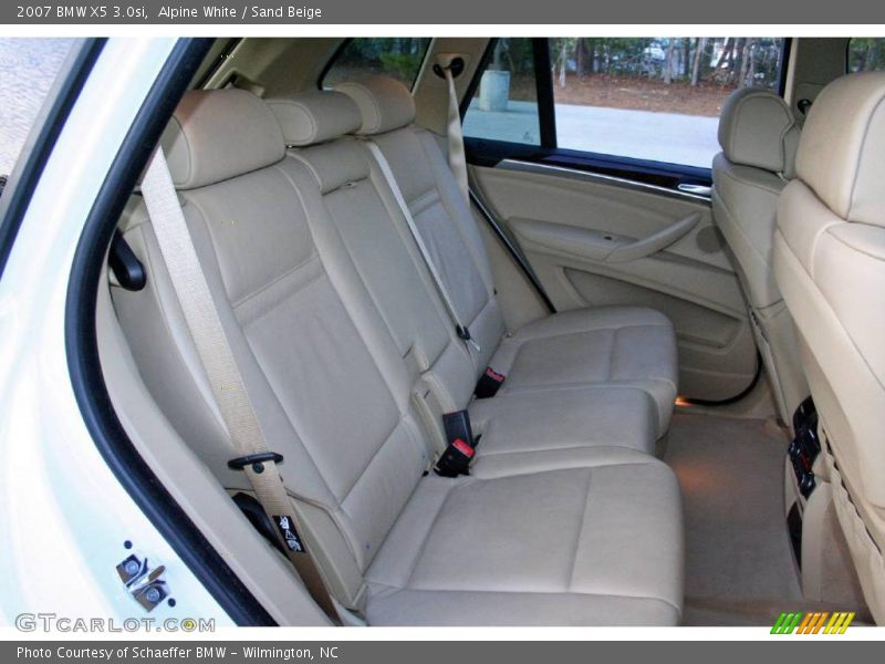 Alpine White / Sand Beige 2007 BMW X5 3.0si