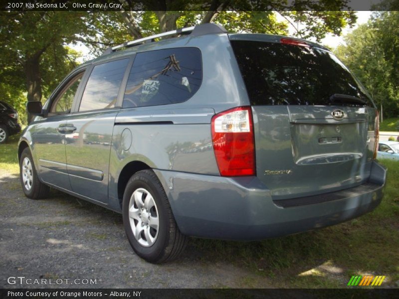 Olive Gray / Gray 2007 Kia Sedona LX