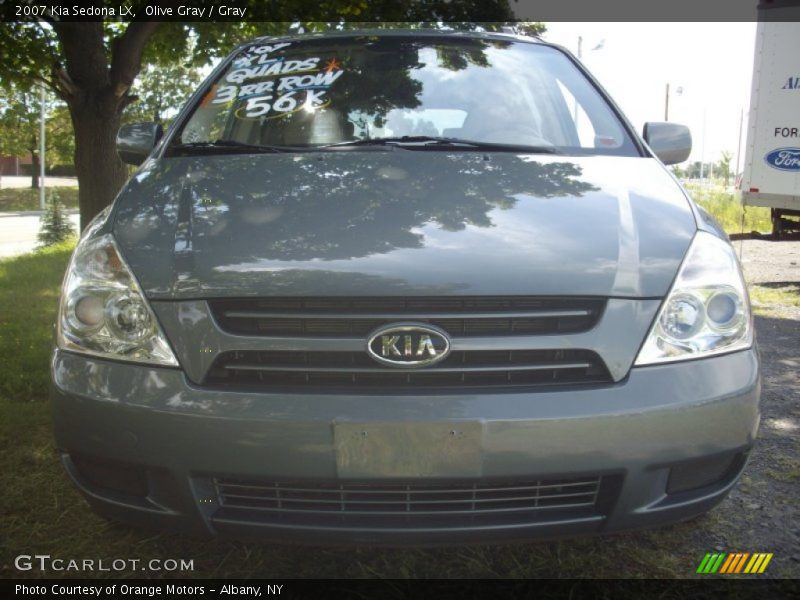 Olive Gray / Gray 2007 Kia Sedona LX