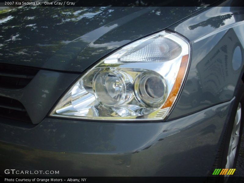 Olive Gray / Gray 2007 Kia Sedona LX