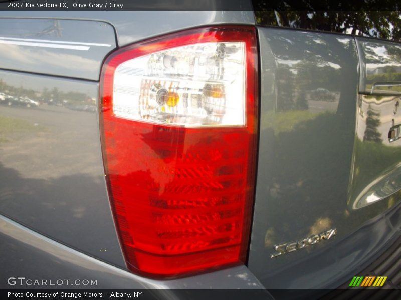 Olive Gray / Gray 2007 Kia Sedona LX