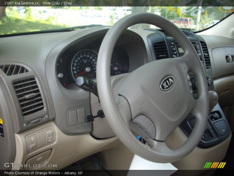 Olive Gray / Gray 2007 Kia Sedona LX