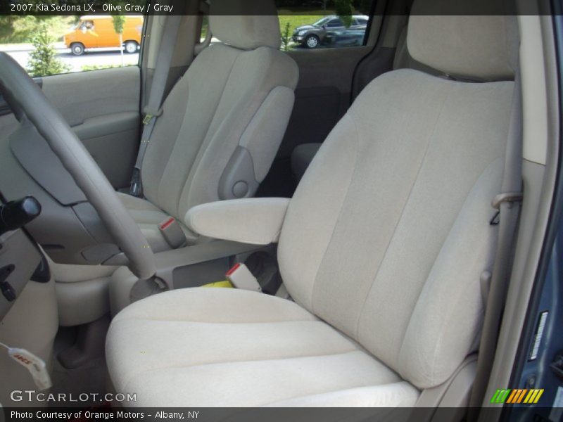 Olive Gray / Gray 2007 Kia Sedona LX