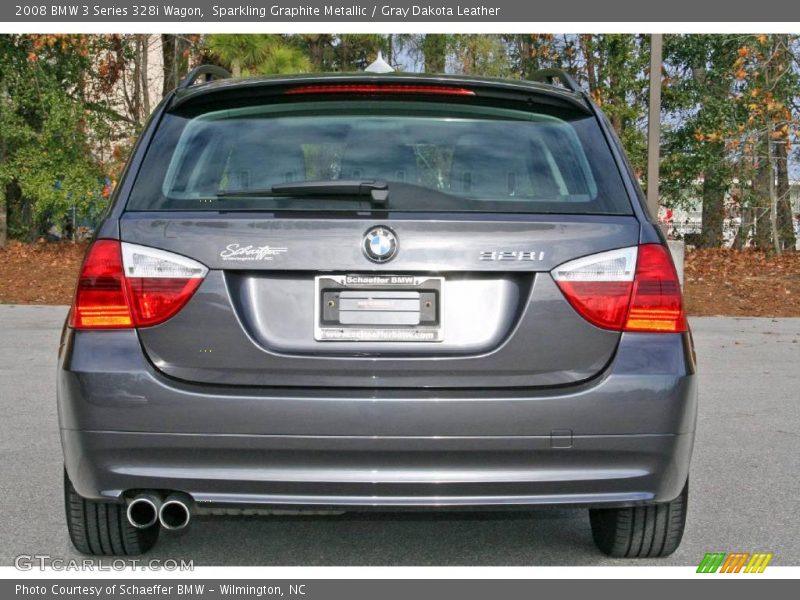 Sparkling Graphite Metallic / Gray Dakota Leather 2008 BMW 3 Series 328i Wagon
