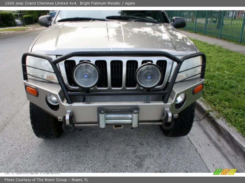 Bright Platinum Metallic / Agate 1999 Jeep Grand Cherokee Limited 4x4