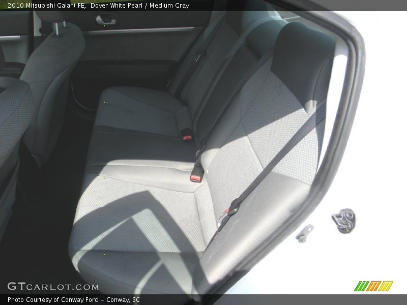 Dover White Pearl / Medium Gray 2010 Mitsubishi Galant FE