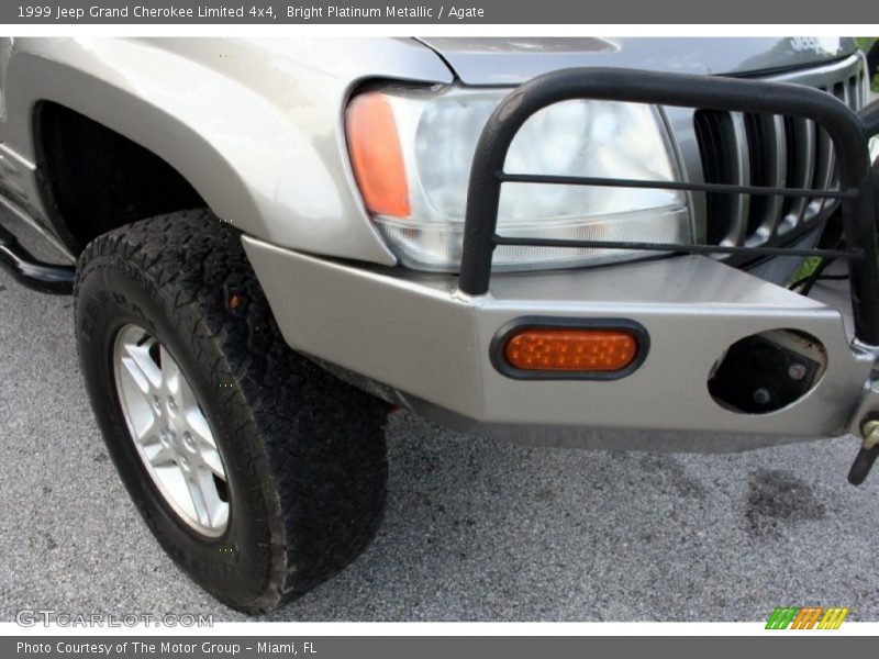 Bright Platinum Metallic / Agate 1999 Jeep Grand Cherokee Limited 4x4