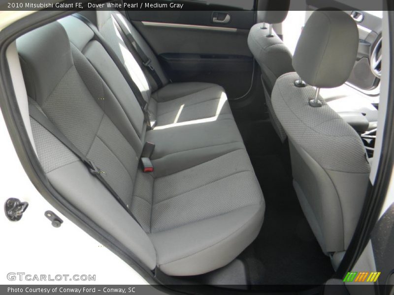 Dover White Pearl / Medium Gray 2010 Mitsubishi Galant FE