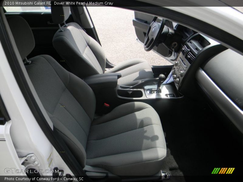 Dover White Pearl / Medium Gray 2010 Mitsubishi Galant FE